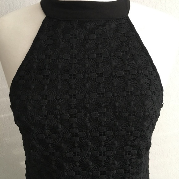 Crochet Knit Halter Dress - Picture 1 of 4